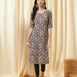 ethnic basket Cotton Embroidered Kurta-picture-48