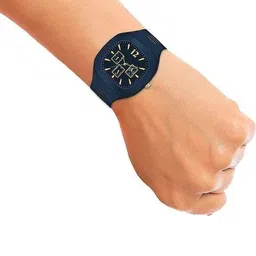 WATCHSTAR Unisex Dial & Leather Straps Analogue Watch Mirl Blue-V -V image 3