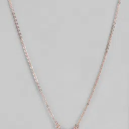 Forever New Rose Gold-Plated Artificial Stones Butterfly Shaped Necklace-picture-23
