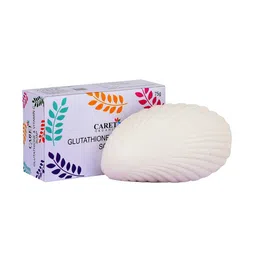 CARET ORGANIC Set Of 2 Glutathione & Vitamin C Soap & Papaya & Kesar Aloevera Gel image 2