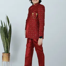BAESD Boys Self-Design Sherwani Set image 4