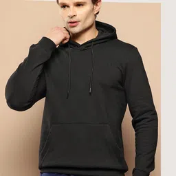 Alcis Brand Logo Detail Hooded Fleece Sweatshirt-picture-30