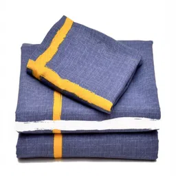 Aura Grey & Yellow Printed 144 TC Microfiber Single Bedsheet Set 1.52 m x 2.28 m image 2