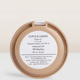CUFFS N LASHES SPF 15 Perfect Finish Pressed Powder Compact 16g - Mocha 09 image 5