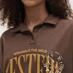 The Roadster Life Co. Typography Printed Sweatshirt image 2