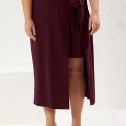 Trendyol Women Midi warp Skirt-picture-30
