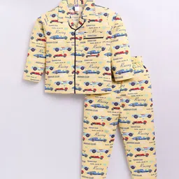 Nottie Planet Boys Typography Printed Night suit-picture-33