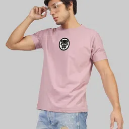 Greylongg Men Sports Printed Drop-Shoulder Sleeves Applique T-shirt image 3