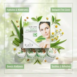 ELVIS BEAUTY 4 Step Aloe Vera Facial Kit- 200 g image 4