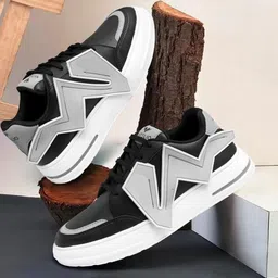 VATELIO Men Grey Synthetic Casual Shoes-picture-19