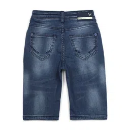 Allen Solly Junior Boys Slim Fit Mildly Distressed Heavy Fade Jeans image 3