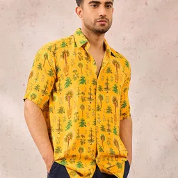Masaba Men Relaxed Opaque Printed Casual Shirt image 5