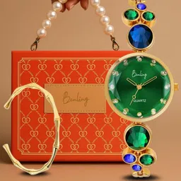 BENLING Women Dial & Stainless Steel Bracelet Style Straps Analogue Watch BL-1044-GB-CMB-picture-13