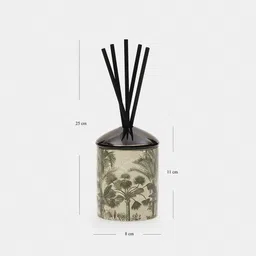 Pure Home and Living Black Neroli Jasmine Palmier Ceramic Reed Diffuser image 4