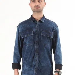 Estilocus Men Standard Faded Opaque Casual Shirt-image-80