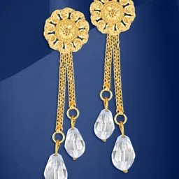 VIVASTRI Women Gold-Plated Alloy Earrings-picture-39