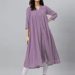 Janasya Women Anarkali Kurta image 1