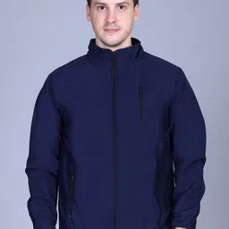 The Roadster Lifestyle Co Long Sleeves Mock Collar Bomber Jacket-image-58