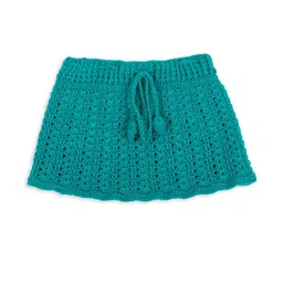 Tintin Teal Wool Jumper Dress image 5