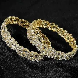 SAVORADE Set Of 2 Gold Stainless Steel Bangle image 2