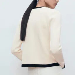 MANGO Jewelled Button Cardigan image 4