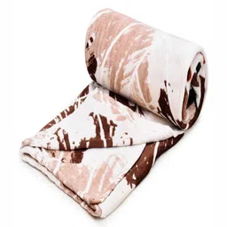 RRC Brown Geometric Printed AC Room 300 GSM Double Bed Dohar With 2 Pillow Covers image 3