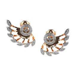 VALANOVA 14K Rose Gold 0.50 Ct Lab Grown Diamond Earrings-picture-20