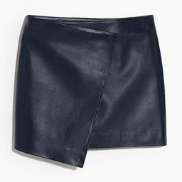 H&M Leather Wrap Skirt image 4