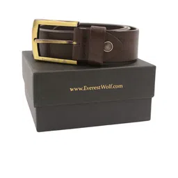 Everestwolf Men Textured Leather Formal Belt-picture-14