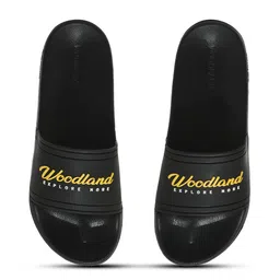 Woodland Men Self Design Sliders Flip Flops-picture-10