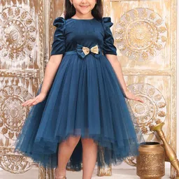 Toy Balloon kids Girls Round Neck Bow Detail Fit & Flare Dress image 5