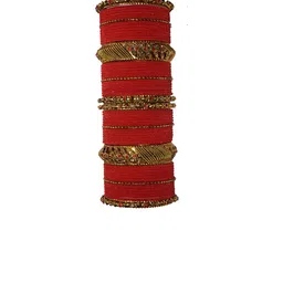 Shopmart Set Of 58 Stone-Studded Bangles-picture-24