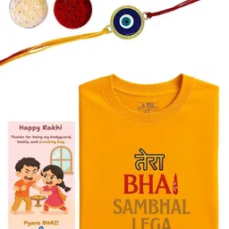 Anouk Evil Eye Rakhi Combo with T-Shirt-picture-24