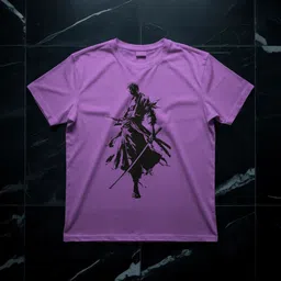 Silver Moon Clothing Graphic Printed Drop-Shoulder Sleeves Pure Cotton T-shirt image 3