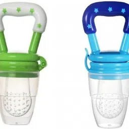 decronics Silicone Combo 02 Pieces- Fruit Feeder Food Pacifier Nibbler Nipple for Baby Teether and Feeder-picture-10