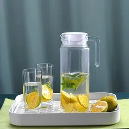 rutvihk 1.1 L Glass Water Jug-picture-20