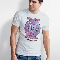 Seekbuylove Men Printed Bio Finish T-shirt image 2