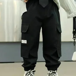TIOR Boys Relaxed Easy Wash Cargos Trousers-picture-22
