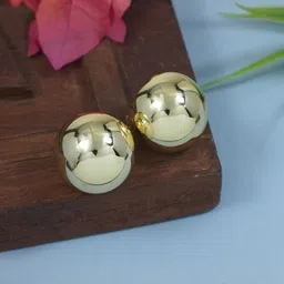 I Jewels Spherical Studs Earrings-picture-20