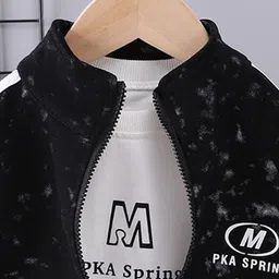 StyleCast x Revolte Boys Printed Long Sleeves T-shirt And Joggers With Jacket image 2