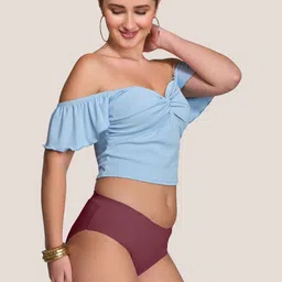 POOJA RAGENEE Pack of 3 Mid-Rise Hipster Briefs image 3