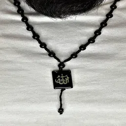 Crazy Fashion Stainless Steel Onyx Beaded Necklace image 2