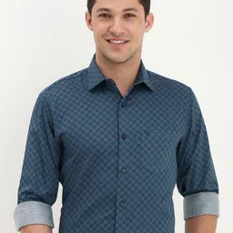 Allen Solly Men Slim Fit Opaque Printed Formal Shirt-image-7