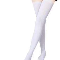 MUKHAKSH White Cotton Socks-picture-32