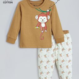 Hopscotch Boys Brown Clothing Set-picture-24