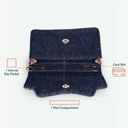 alt by zouk ZOUK Floral Printed Structured Sling Bag image 3