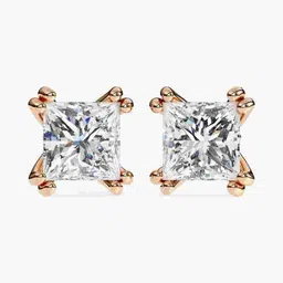 VALANOVA 18Kt Gold Diamond Studded Earrings - 0.50g-picture-22