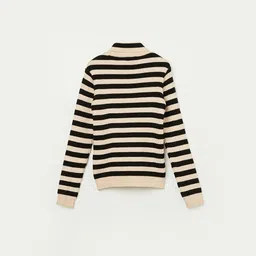 Fame Forever by Lifestyle Girls Striped Pullover Sweaters image 4
