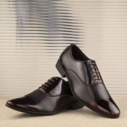 House of Pataudi Men Textured Formal Derbys-picture-12