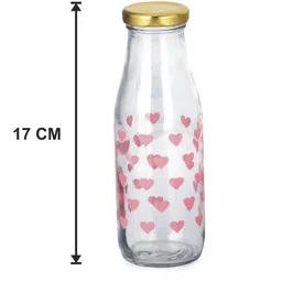 1ST TIME 3 Transparent Glass Solid Water Bottle image 4